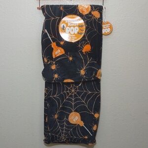 NWT Tootsie roll Tooties Pop Plush throw Hoodie Spider Web & Spider 50x60in